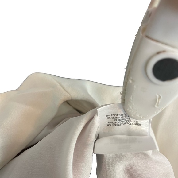 KASPER Red White Black Color Block Sheath Sleeveless Knee Length Career Dress 4 - Picture 16 of 16